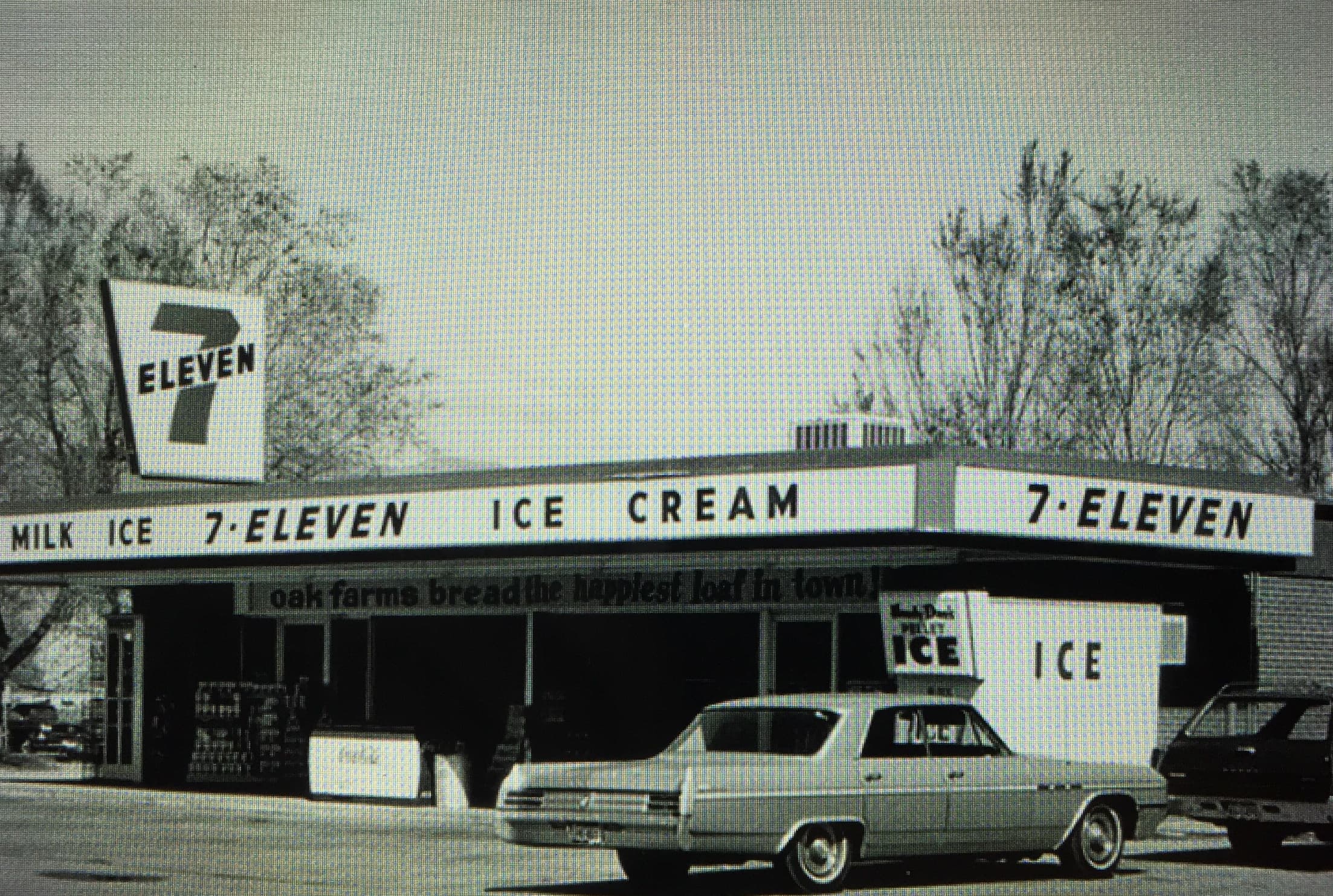 classic car - Eleven Milk Ice 7Eleven Ice Cream oak farms bread the happlest loaf in town Tageel 7Eleven Ice Ice